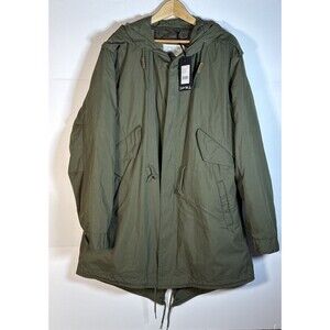 BRANDIT INDIVIDUAL WEAR M51 Olive Fishtail Parka NWT Large Removable Liner M-51